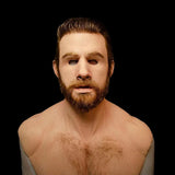 Hyper Realistic Silicone Elderly Mask marnetic