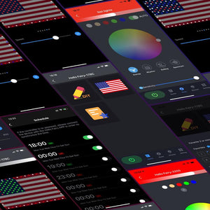 StarBeam – 3x5 FT Smart American Flag Lights with App Control