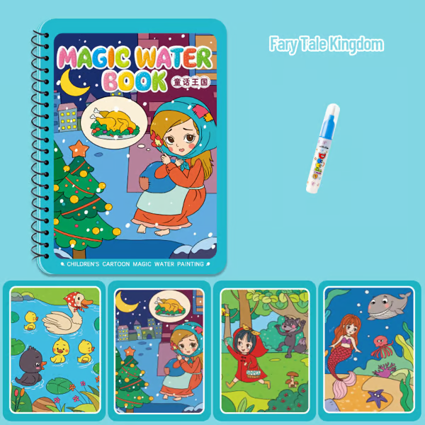 ColorSplash – Reusable Magic Water Book