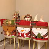 Merry Dining Chair Wraps - Cute Christmas Seat Covers