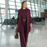 CELINE - Sophisticated 3-Piece Cardigan Set