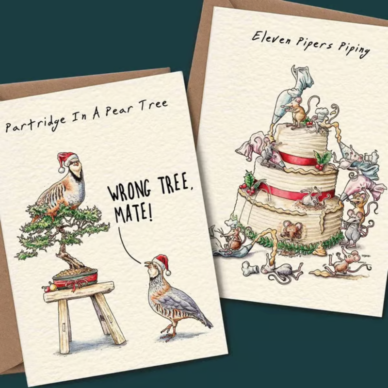 CardCarol – Twelve Days of Christmas Stationery Set