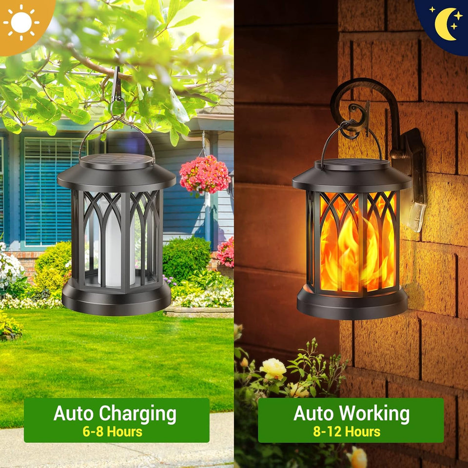 Twilight Ember - Flame Lantern for Cozy Outdoor Nights