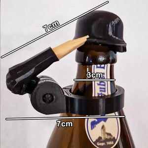 BrewGuard – Tactical Soldier Beer Bottle Helmet