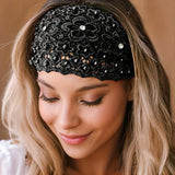 Seraphina | Handcrafted Beaded Crown Headband