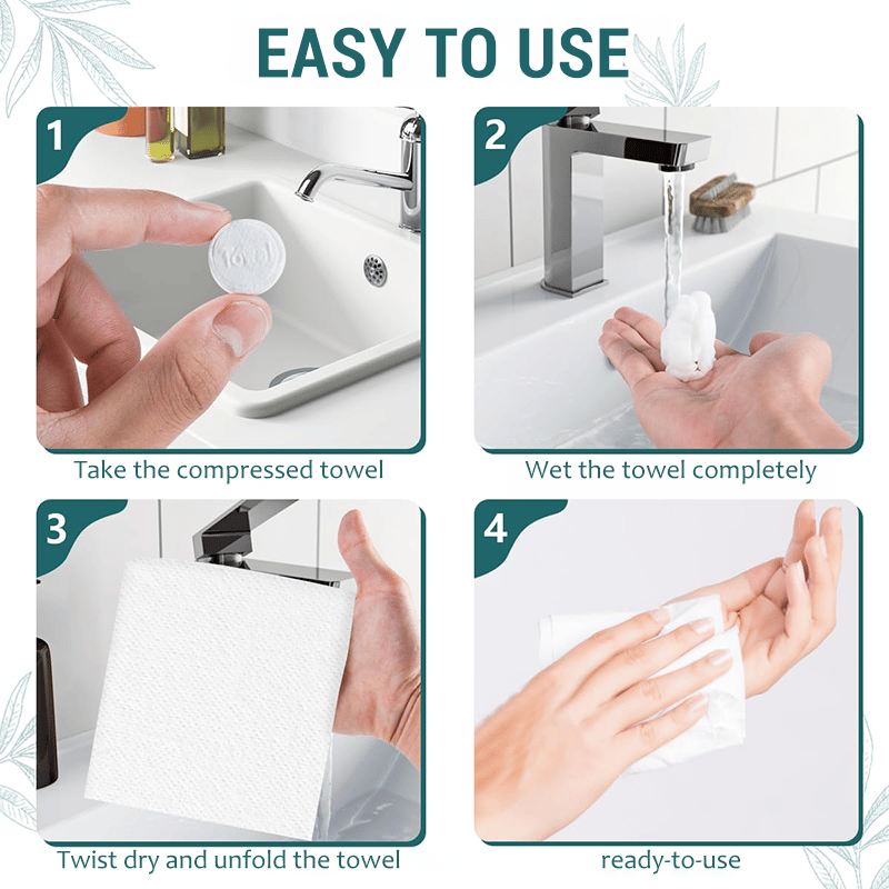 SnapTowel - Pocket-Sized Clean Anywhere