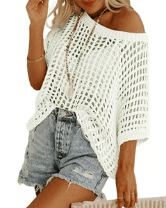 Airéa | Chic Crochet Pullover for Summer Days