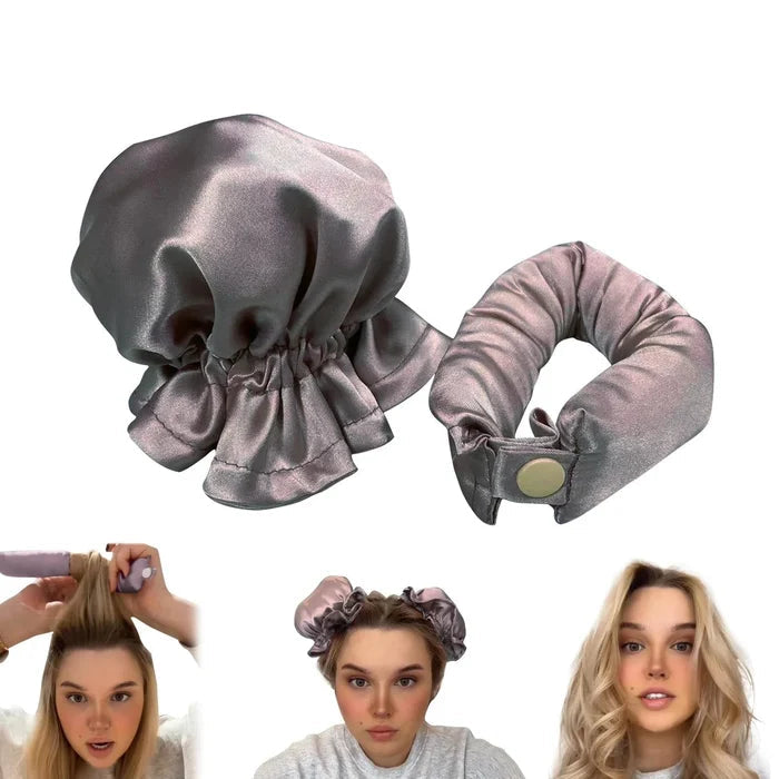 Satin Heatless Curling Buns Set marnetic