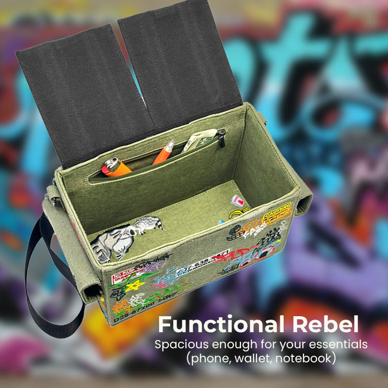 UrbanRebel β The Bold Graffiti Crossbody Bag