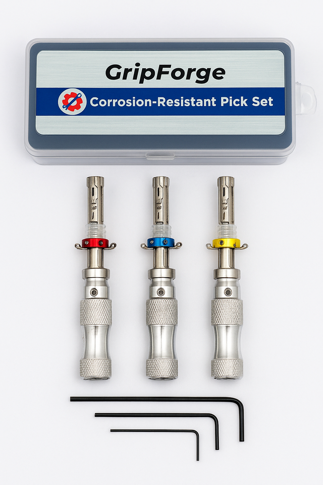 GripForge – Corrosion-Resistant Pick Set