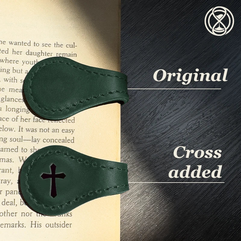 MagniMark -  Multifunctional Magnetic Leather Bookmark