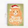 MeowMerry - Glitter Burst Carol Card