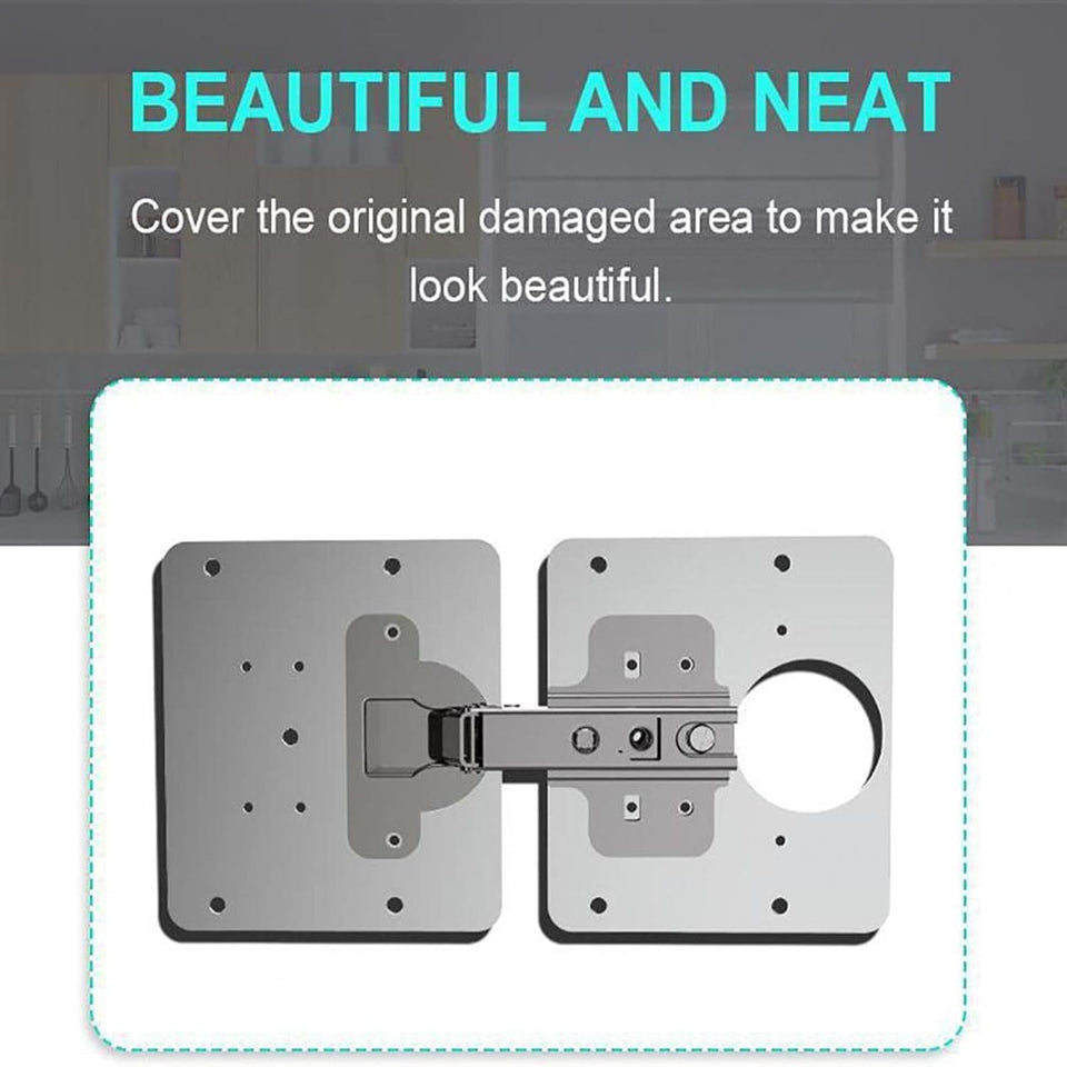 FixMate – Side Hinge Plate Repair Piece with Screws