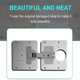 FixMate – Side Hinge Plate Repair Piece with Screws