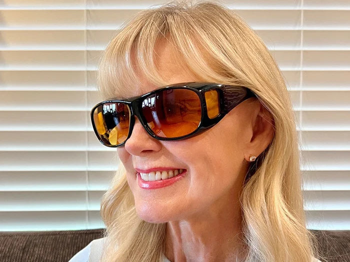 NightVision-GlareCut Headlight Glasses marnetic