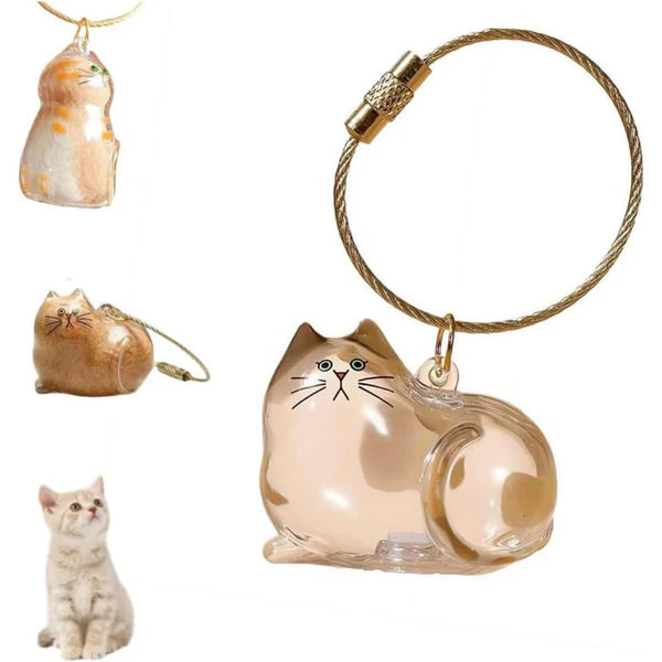 PawEver – Cat Memorial Acrylic Keychain Set