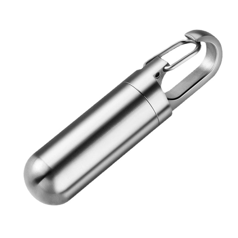 MediVault | Mini Stainless Pill Holder