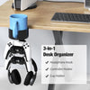FlexiDock | 3-in-1 Rotating Desk Storage Solution