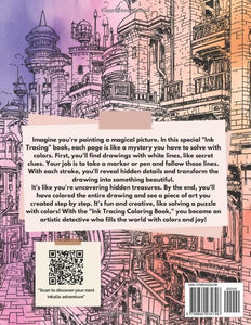 TraceBloom – Relaxing Ink Coloring Book