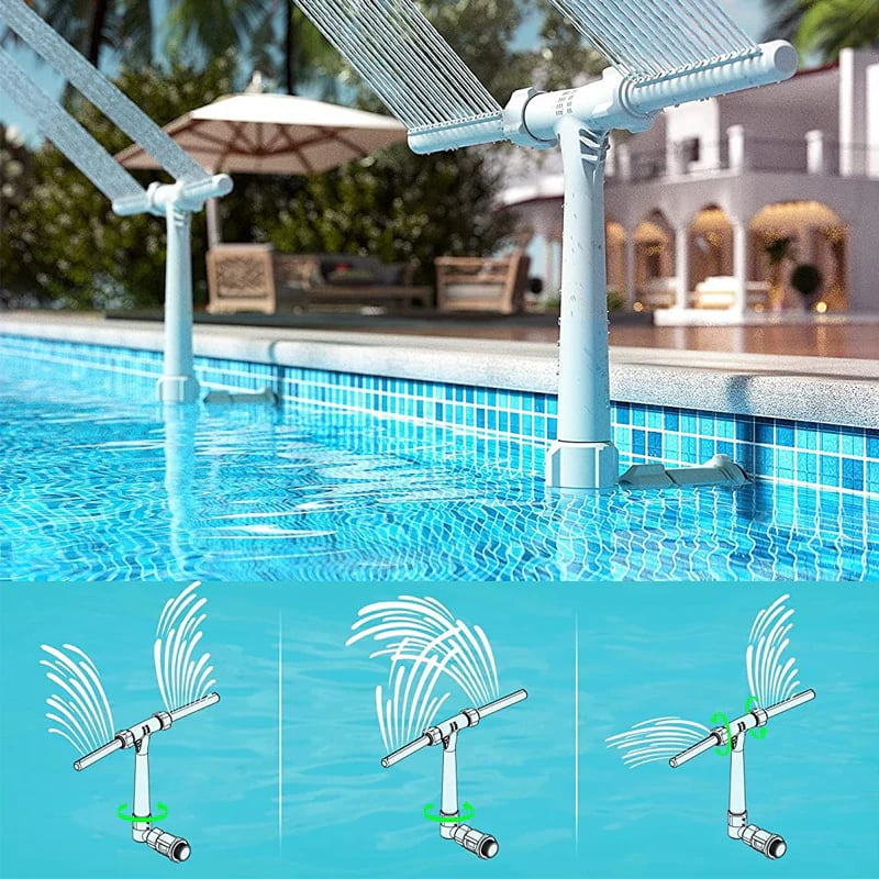 HydraLuxe – Solar Powered Pool Fountain with Dual Stream