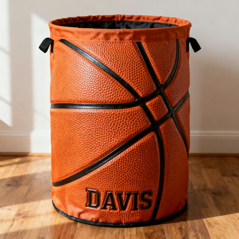 DribbleDunk – Basketball Laundry Organizer