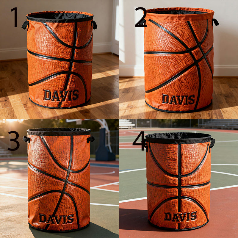 DribbleDunk – Basketball Laundry Organizer