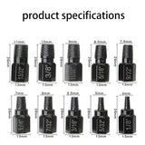 TorqueOut – Professional Broken Bolt Extractor Set - 10-Piece Screw Extractor Kit