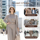 CELINE - Sophisticated 3-Piece Cardigan Set
