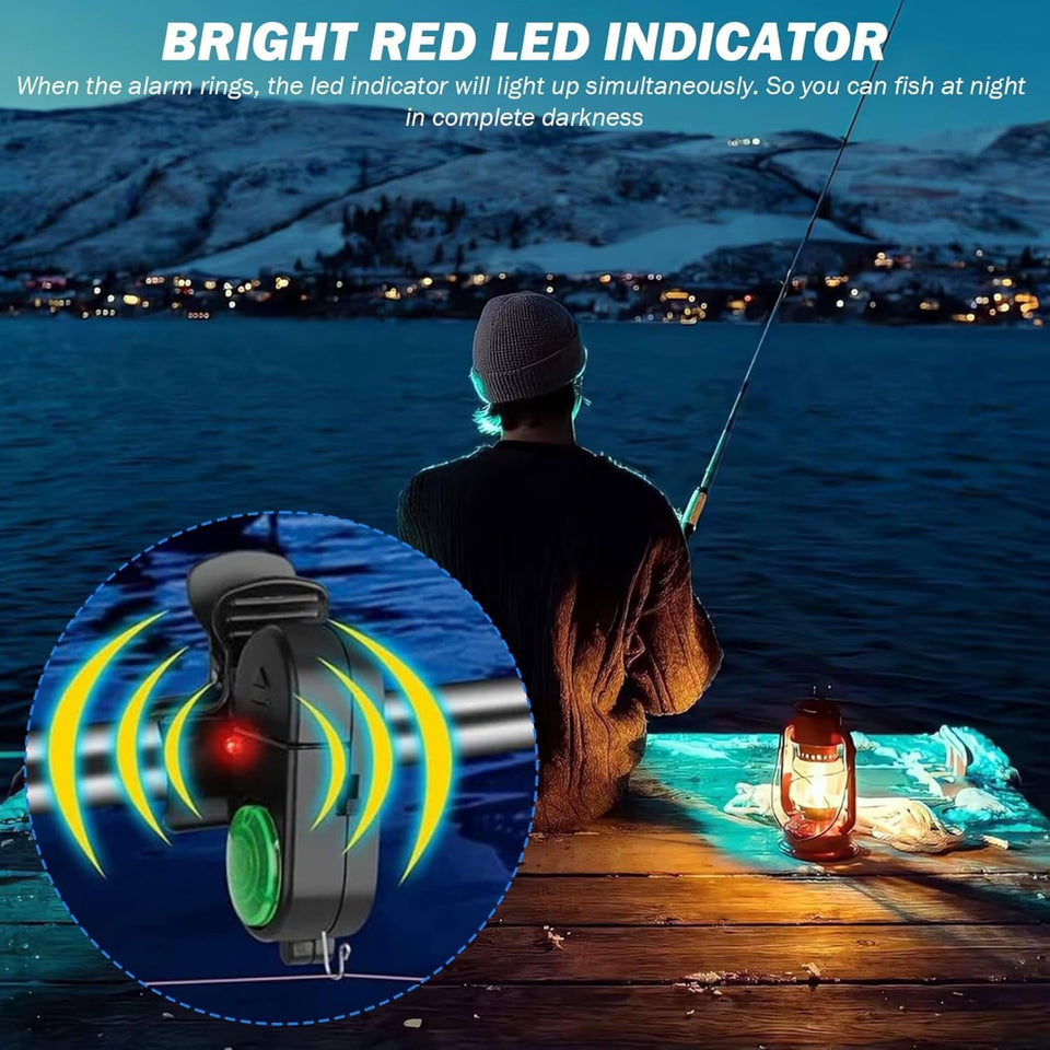 TactiBite – Smart Sensitive Fishing Bite Alarm with LED Light