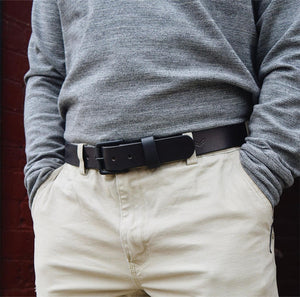 TRUEGRIT - Classic Hand-Stitched Leather Belt of Unmatched Strength