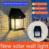 SunGlow – Outdoor Solar Wall Lamp with Elegant Design