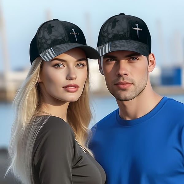 CrossMark – Christian Baseball Hat with Bonus Decal