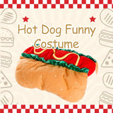 PetBun - Soft & Adjustable Hot Dog Outfit