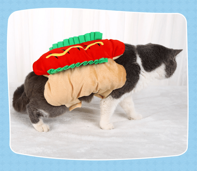 PetBun - Soft & Adjustable Hot Dog Outfit