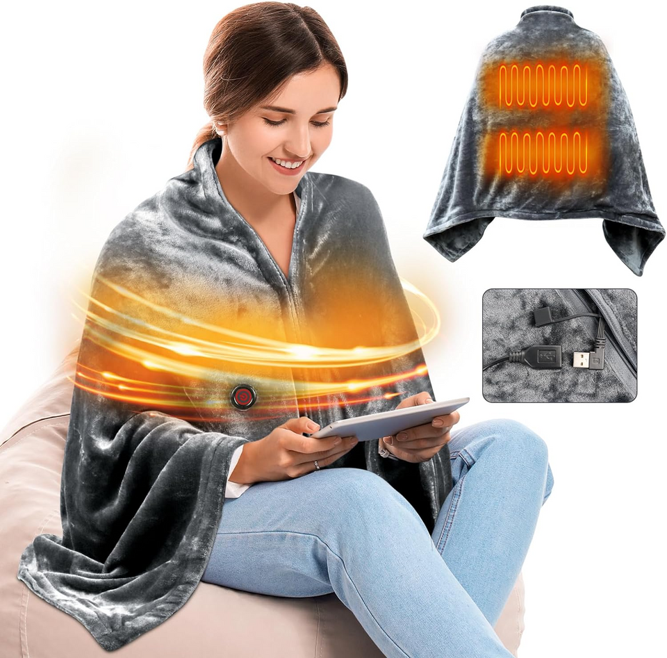 SnuggyWarm™- Heated Shawl marnetic