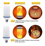 LED Flame Light Bulb marnetic