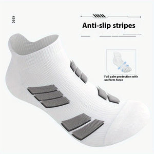 StrideGuard - No-Show Athletic Socks with Arch & Heel Support