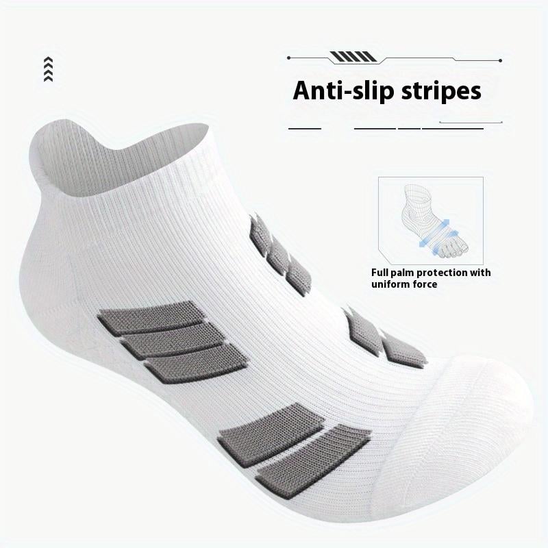 StrideGuard - No-Show Athletic Socks with Arch & Heel Support