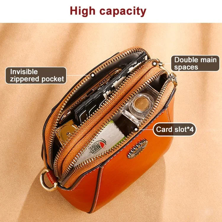Retro Cowhide Shoulder Bag marnetic