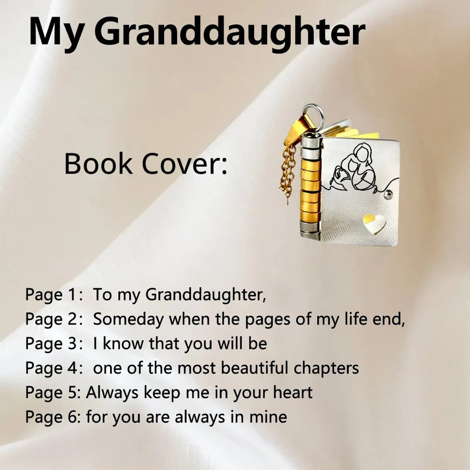 GoldenChapter - Symbolic Love Necklace for Granddaughter