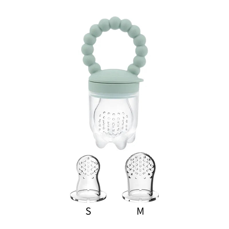 Silicone Mesh Baby Food Pacifier marnetic