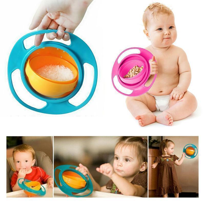 OrbitBowl - 360° Spill-Proof Snack Bowl for Kids