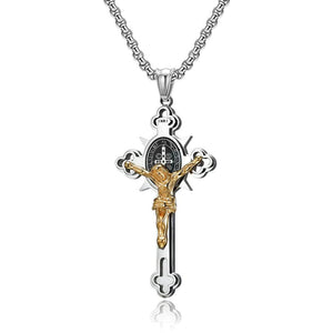 BenedictShield – St. Benedict Protection Cross Necklace