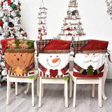 Merry Dining Chair Wraps - Cute Christmas Seat Covers