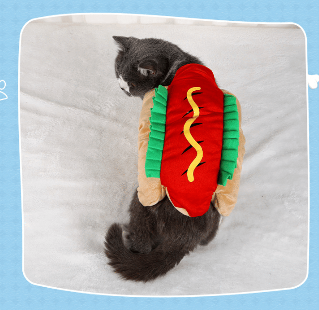 PetBun - Soft & Adjustable Hot Dog Outfit