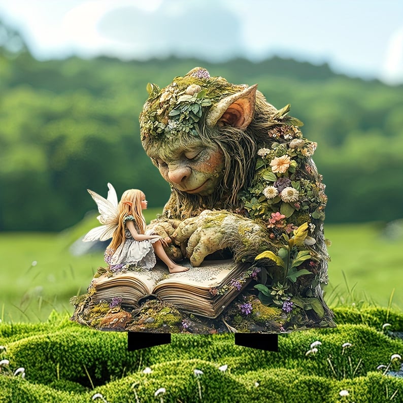 MysticBloom - Elegant Enchanted Garden Stakes