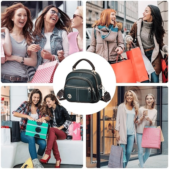 UrbanElegance – Classic Multifunctional Leather Crossbody Bag