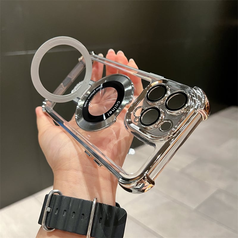 SecureGrip Shield™ Anti-fall iPhone Case with Invisible Ring Stand marnetic