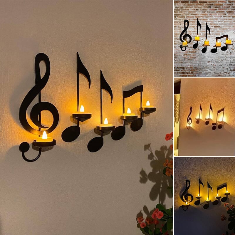 MelodyGlow – Musical Note Wall Sconce