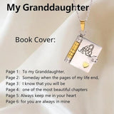 GoldenChapter - Symbolic Love Necklace for Granddaughter